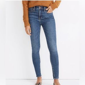 NWT Madewell Petite 10” High Rise Skinny Jeans TENCEL Edition